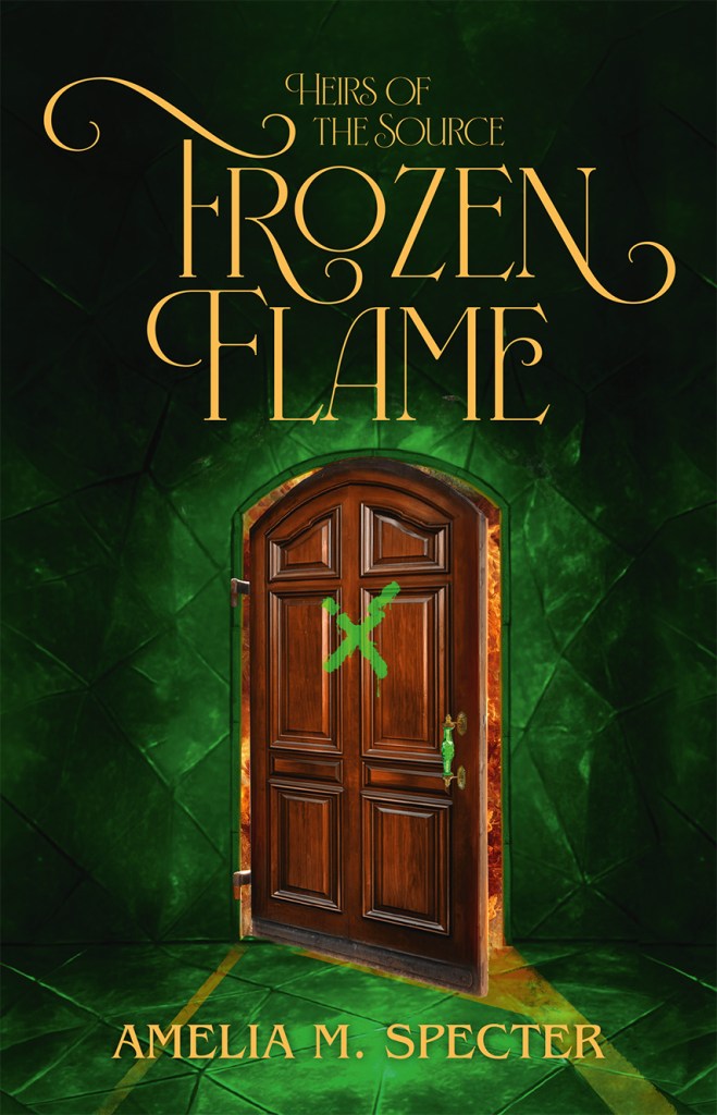 Das Bild zeigt das Cover von Band 1 Frozen Flame.